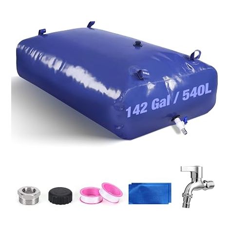 Foldable Portable Water Tank Storage Containers for Camping, Drought Resistance, Emergency Water, Fire Prevention (1/5)