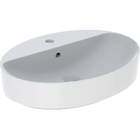 Lavabo Geberit VariForm Countertop oval, 600x450mm, con agujero (1/2)