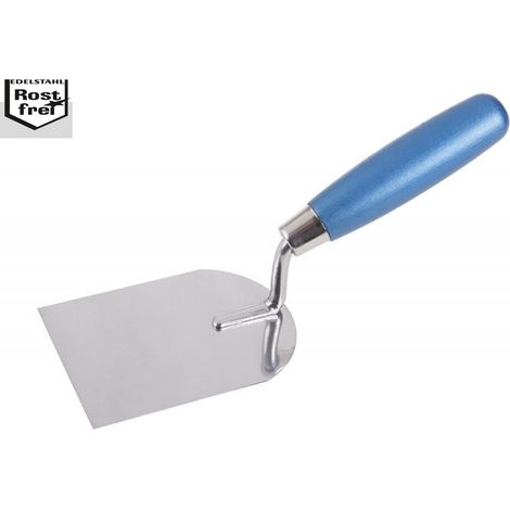 Spatola per gesso 100 mm Cazzuola da muratore con manico in legno - antiruggine