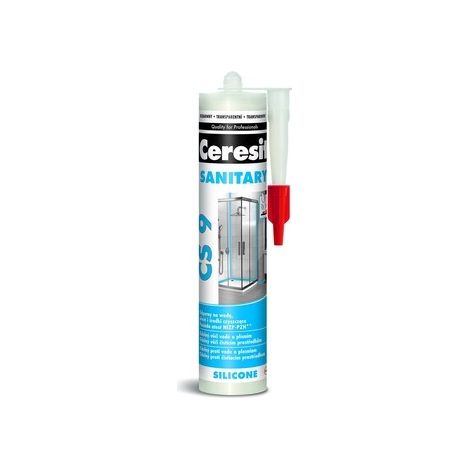 Sanitärsilikon Ceresit CS 9 transparent 280 ml flexibel