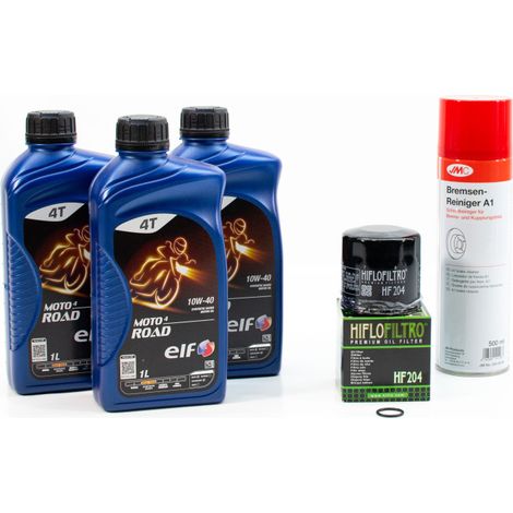 Kit Entretien Vidange pour YAMAHA XP 560 TMAX de 2022 à 2024 - ELF MOTO 4 ROAD 10w40 3L