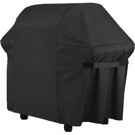 Housse Barbecue - 600D Tissu Oxford Housse Bâche de Protection BBQ Couverture de Gril Anti-UV/Anti-l'eau/Anti-l'Humidité pour Weber, Holland, JennAir, Brinkmann Char Broil (152x76x120cm) (1/5)