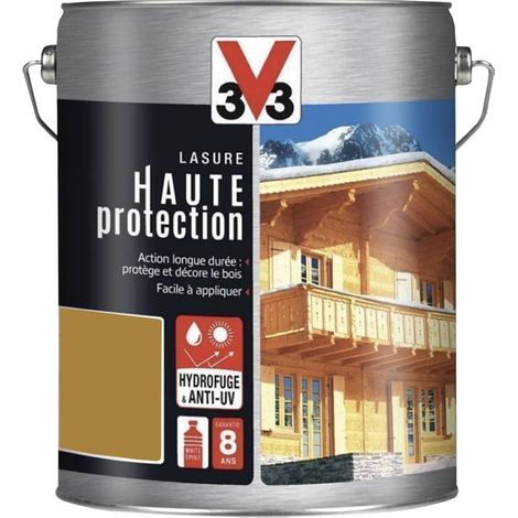 Lasure Haute Protection Glycéro 8ans V33 Chêne doré 5 L (1/3)