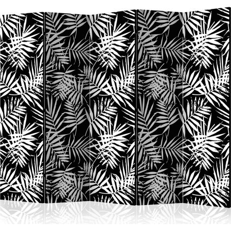 Paravento - Black and White Jungle II [Room Dividers] - 225x172 (1/4)