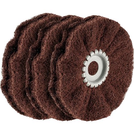 Osborn Schleifvliesring-Set, 3-teilig (A), zum Reinigen und Mattieren grob, Ring-⌀ 100 mm 3 Stk