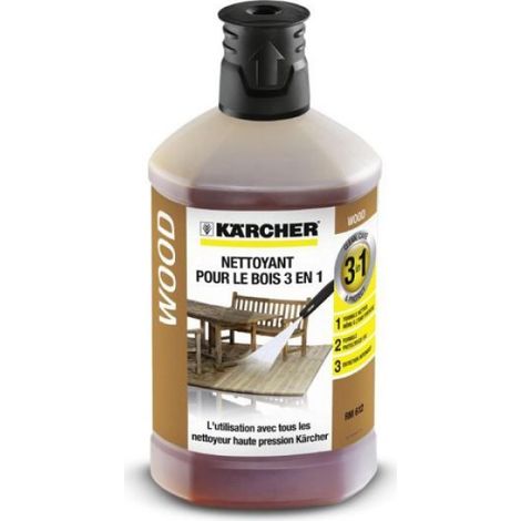 Nettoyant Bois - Désincrustant Dégraisseur Neutralisant - Pour Terrasses Bois Extérieures - 1 L