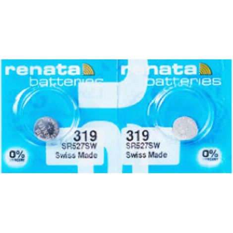 .2 X Renata 319 SR527SW Blister de 1piles.
.
.