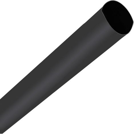 Ledkia – Gaine thermorétractable 24mm – Rétraction 3:1 – Longueur 1 mètre – Étanchéité et protection câbles – Polyéthylène