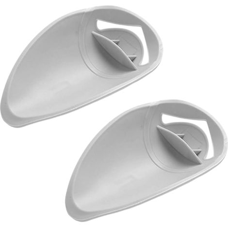 Lot de 2 rallonges de robinet pour évier de salle de bain, rallonge de débit d'eau pour lavage à la main, guide anti-éclaboussures pour cuisine (1/5)