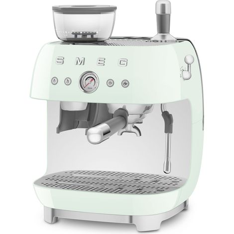SMEG EGF03PGEU espresso coffee machine, bean-to-cup machine 50s Style, Pastellgrün (1/5)