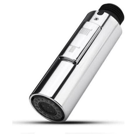 1/2 Tête de robinet de cuisine, robinet Douchette pièce de rechange, réglages de pulvérisateur Pomme de douche pour salle de bain robinet mitigeur de cuisine, finition chromée (1/3)