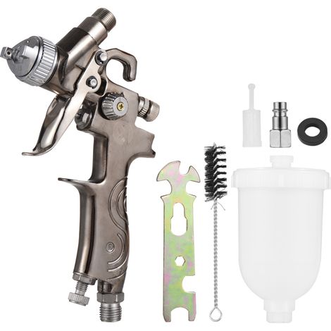 Kit de mini-pulvérisateur de peinture à gravité LVMP avec buse de 0,8 mm et godet de 250 ml pour peindre voitures, meubles et murs. (1/5)
