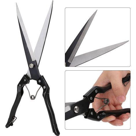 Esquiladora multiusos para caballos, ovejas, cabras, lana y lona – Esquiladora manual profesional, hierro/acero negro, accesorios de 35 cm – Accesorios ManoMano (1/5)