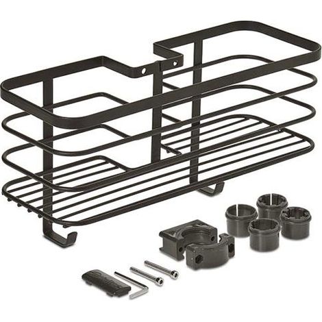 SUPPORTO TUBO DOCCIA "METALTEX ORIGIN LAVA" NERO