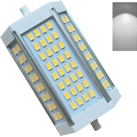 30-W-R7S-LED-Lampe, 3000 lm, kaltweiß, entspricht einer 300-W-Maiskolbenlampe, Aluminiumgehäuse, Garagen- und Lagerbeleuchtung