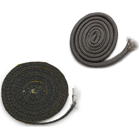 Joint de vitrage pour poêles à cheminée Grönland de Justus - joint plat - pièce de rechange aux dimensions parfaitement adaptées