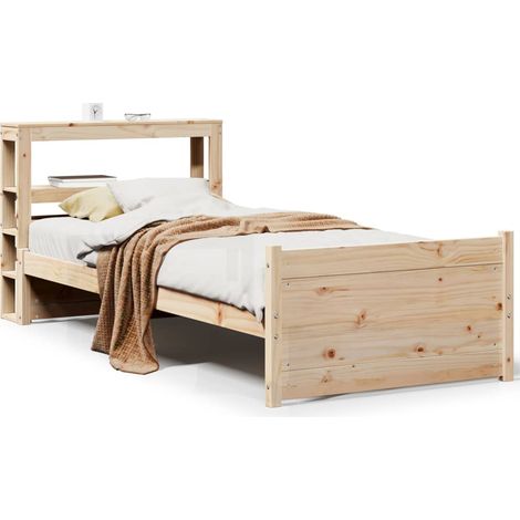 Maison Exclusive - Giroletto con Testiera 75x190 cm in Legno Massello di Pino