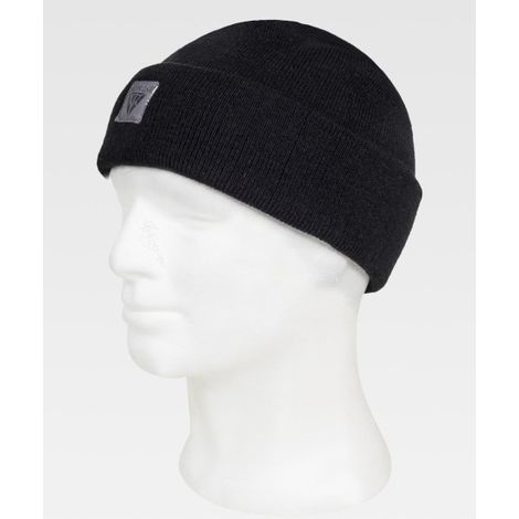 Gorro de protección liso de punto WFA918 WORKTEAM  Negro
