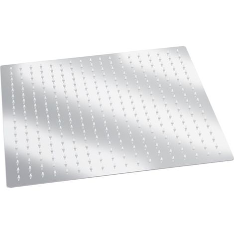 Cabezal de ducha de lluvia cuadrado ultrafino de acero inoxidable de 16 pulgadas, cromado, estilo moderno para el hogar -Crezuo