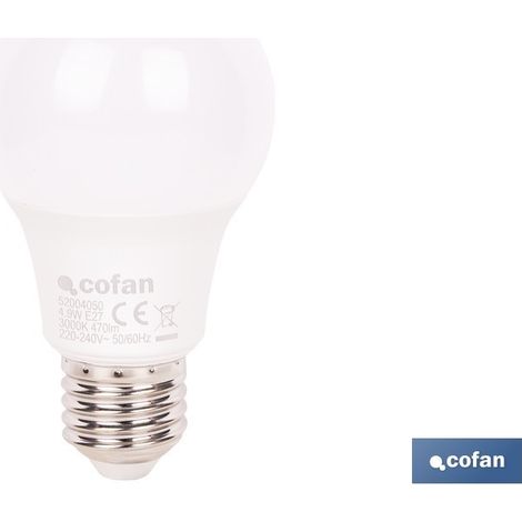 Lampadina LED Classica E27 4,9 W 470 Lm 3000 K (1/4)