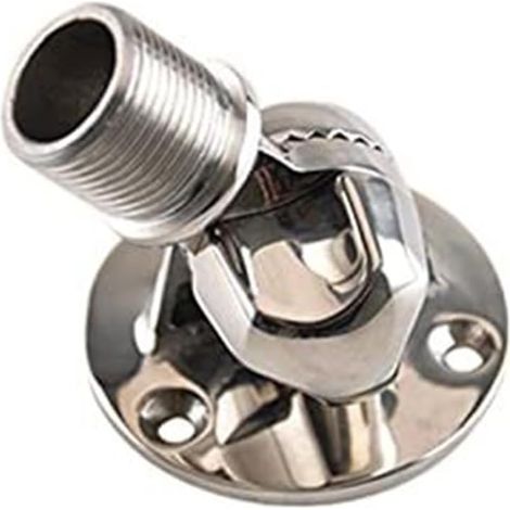 Support D'antenne De 25mm, Matériel Marin en Acier Inoxydable 316 for Yachts Et Navires, Baril Réglable, Design (1/5)