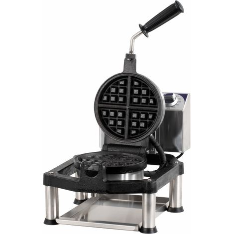 Gaufrier professionnel rond rotatif - Ø 195 mm - 1600W - Casselin (1/2)