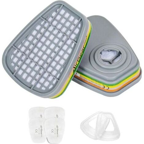 F-500 ABEK1-P2 Filter für wiederverwendbare Atemschutzmasken G-500/M-500/G-750, staubdicht, gasdicht für chemische, industrielle, Maler-, Heimwerker- und Schleifarbeiten