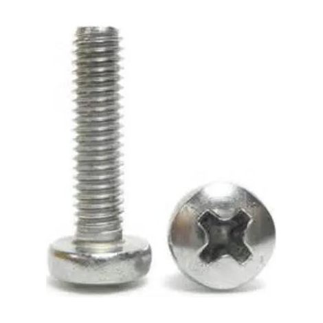 Ultima Viti Metallo Fissare Incollare Zincate Bianche 6x12mm