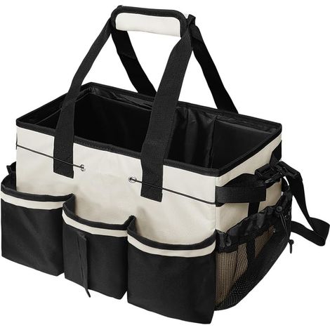 Sac de Rangement pour Produits de Nettoyage avec Poche Multifonction sur Bandoulière (1/5)