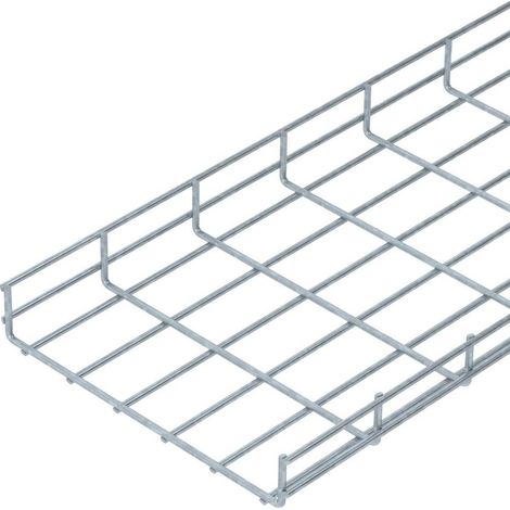 OBO Bettermann Schwere Gitterrinne SGR 55x300x3000 Stahl tauchfeuerverzinkt, 3 Meter, 6000331
