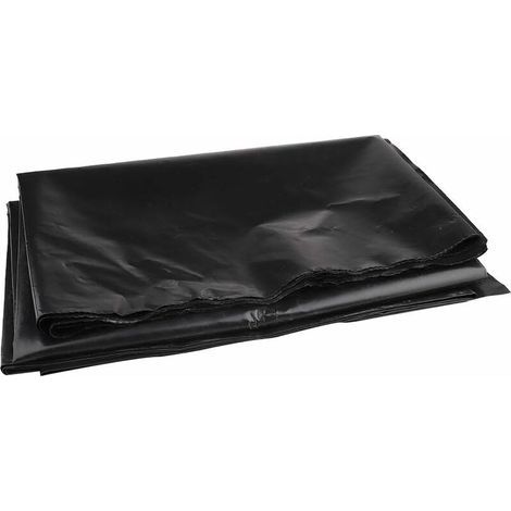 GENERIC-Bache de bassin en polyéthylène haute densité - 2 m x 3 m - Noir - Pour bassins à poissons, ruisseaux, fontaines et jardins aquatiques (1/5)