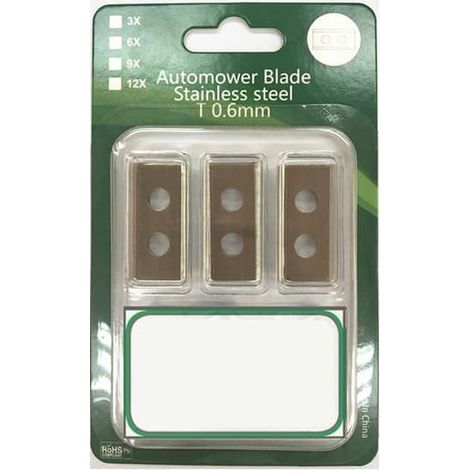 Kit de 9 lames robot-tondeuse et vis HUSQVARNA 5228516-02 - 522851602 (1/3)