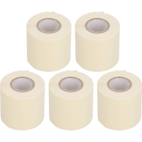 5 Pièces Ruban de Tuyau de Climatiseur, Largeur de 6 cm Beige Tube Résistant à L'huile Isolation de Tuyau de Cuivre Rubans D'emballage de Protection Pour Pièces et Fournitures Electroniques (1/4)