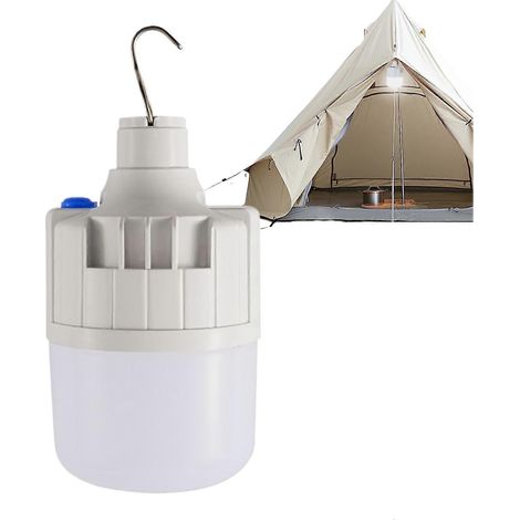 Ampoules LED rechargeables USB, blanches, 17,5 x 9,5 cm, non dimmables, ultra-lumineuses pour jardin, tente, camping, cour, pour terrasse, convient aux cours (1/5)