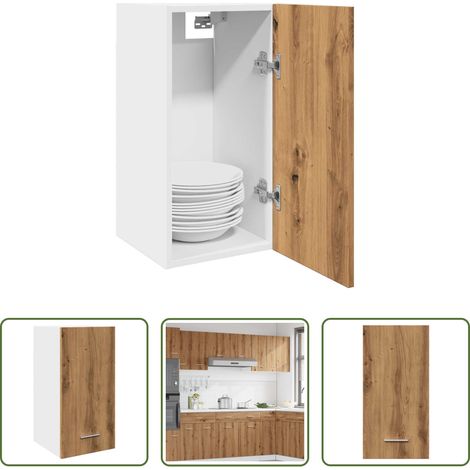 Küchenmöbel - Hängeschrank Lyon Artisan-Eiche 30x31x60 cm Holzwerkstoff (1/5)