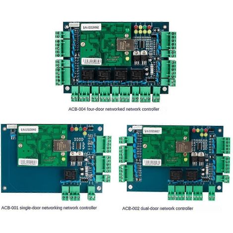 ACB-001 Réseau TCP/IP Wiegand 26 Panneau de contrôle d'accès et de présence (porte simple) Version AF 0116 (1/5)
