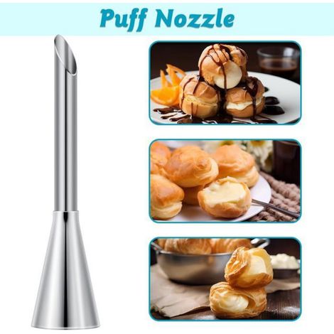 Poche a douille patisserie 34 pcs,2 douilles en acier inoxydable, 2 poches à douille réutilisables en silicone,pour (1/4)