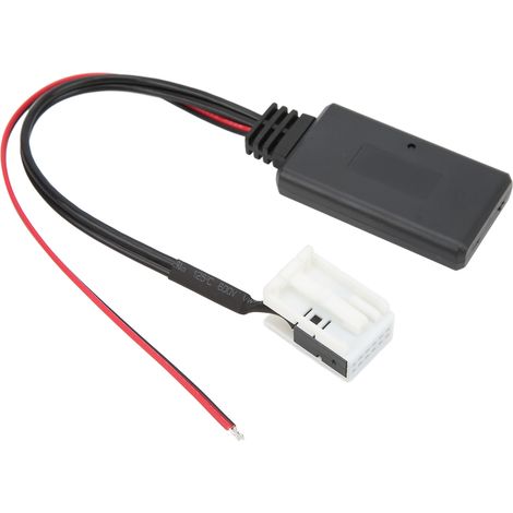Adaptateur Bluetooth Voiture AUX Câble pour Mercedes Classe A W169, B W245, C W203, CLK W209, ML W164 - Kit Mains Libres Audio sans Fil (1/5)