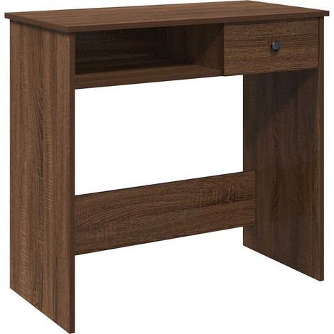 Maison Exclusive - Schreibtisch Braun Eichen-Optik 80x40x75 cm Ho