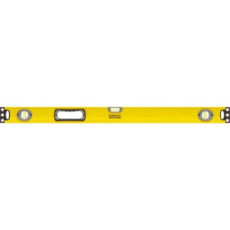 Livello Tubolare 90cm STANLEY FATMAX 1-43-536 Corpo in Alluminio Rinforzato - 3 Fiale Reversibili