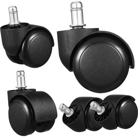 roulettes pivotantes de rechange robustes pour chaise usage (1/5)