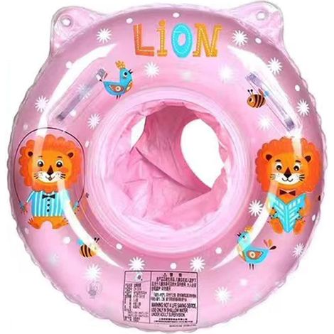 Flotteur bébé double couche – PVC durable normes internationales – Soudure douce (pas d’irritation) – Double poignée (stabilité accrue) – Étanchéité renforcée – Dès 6 mois – Piscine, plage, bain (1/4)