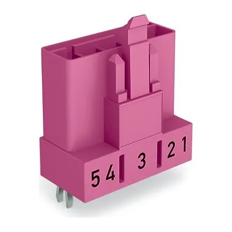 [NEUWERTIG] Wago Stecker Für Leiterplatten 890 895 50 Stück Pink Netz Steckverbinder 5 Polig  B-Ware