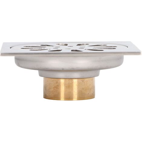 Drain de sol en acier inoxydable avec déodorant, prévention insectes, drainage rapide pour salle de bain et lave-linge.
