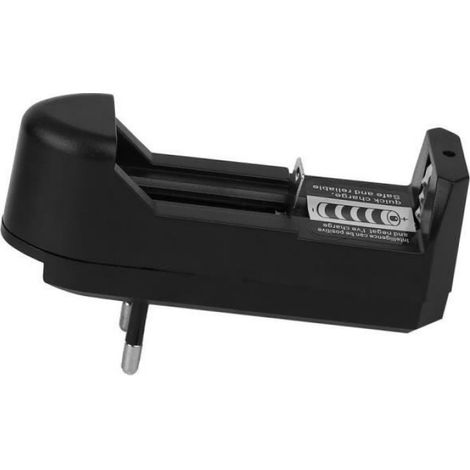 Chargeur universel EU pour batterie rechargeable Li-ion 3.7V 18650 16340 14500, noir, EU (1/3)
