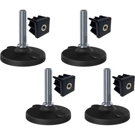 Verstellbare Kunststofffüße für Baustellenmaterial - Set von 4