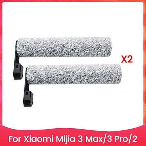Lot de 2 brosses rotatives pour aspirateur Xiaomi Mijia 3 Max/3 Pro/2 (accessoires et brosse de nettoyage des sols) (1/5)
