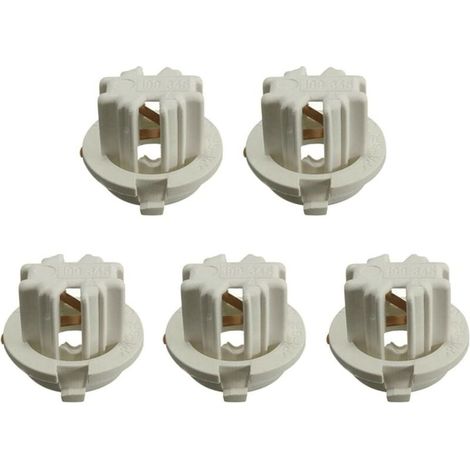Convient pour un ensemble de 5 douilles de feux arrière automobiles P21W, douille d'ampoule 63216943036, applicable aux BMW X3, X5, E53, E65, E66, E83 et E70.