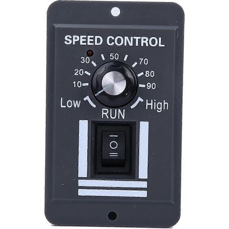 Régulateur de vitesse réglable CW/CCW avec interrupteur pour moteur CC 12-60 V CC 10 A (1/4)