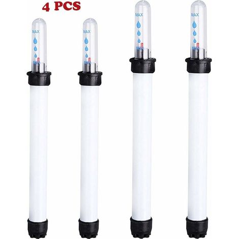 4 jauges de niveau d'eau, pour bacs hydroponiques et pots de fleurs, indicateur flottant sans piles, usage intérieur/extérieur (1/5)
